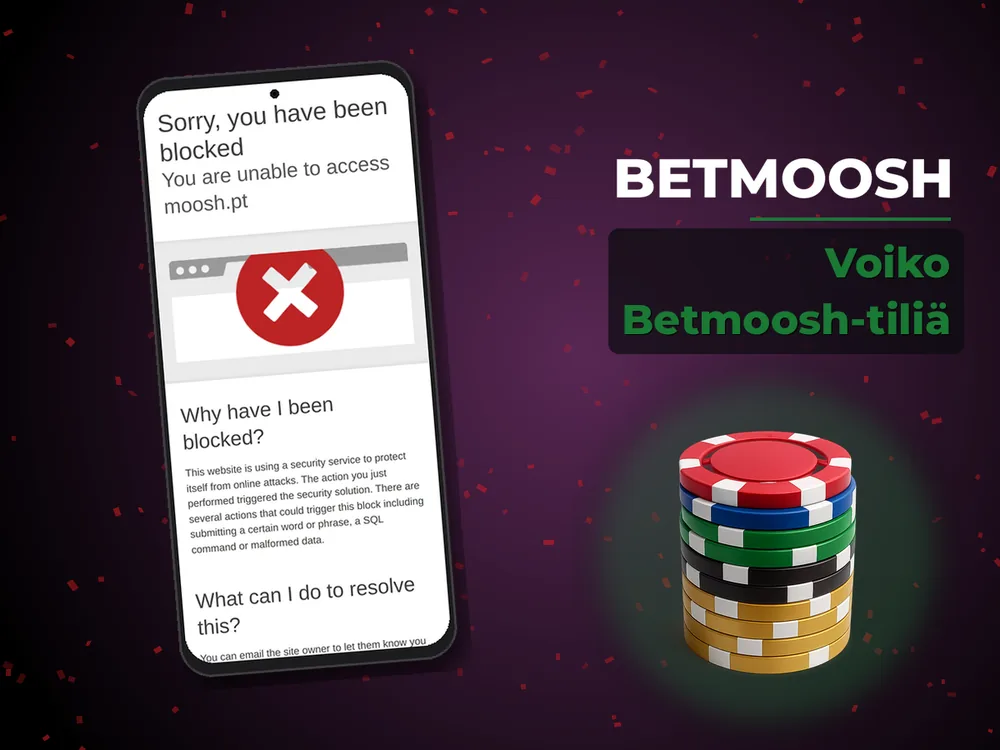 Betmoosh - Voiko Betmoosh-tiliä